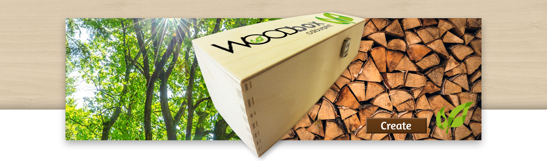 LiGNURA WoodBox Holzkiste Weinkiste bedruckt Druck